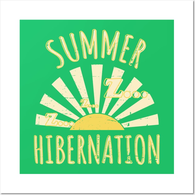 Summer hibernation Wall Art by Made by Popular Demand